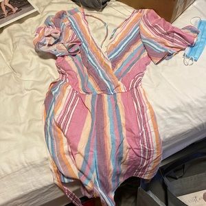 Francesca’s colorful romper